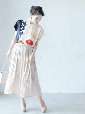 「Cawaii」｜CAWAIIスタッフさん（レディース・155cm）の夏コーディネート