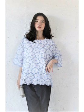 「Cawaii」｜CAWAIIスタッフさん（レディース・155cm）の夏コーディネート