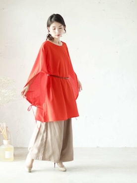 「Cawaii」｜CAWAIIスタッフさん（レディース・155cm）の夏コーディネート