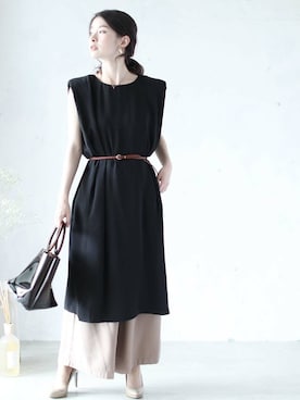「FRENCH PAVE」｜こじまゆCAWAIIスタッフさん（レディース・155cm）の夏コーディネート