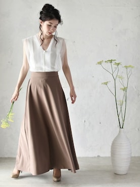 「Cawaii」｜CAWAIIスタッフさん（レディース・155cm）の夏コーディネート