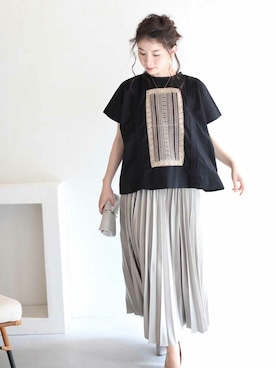 「Cawaii」｜CAWAIIスタッフさん（レディース・155cm）の夏コーディネート