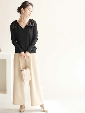 「Cawaii」｜CAWAIIスタッフさん（レディース・155cm）の秋コーディネート