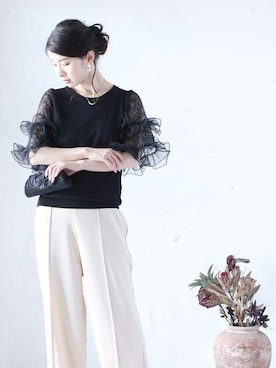 「Cawaii」｜CAWAIIスタッフさん（レディース・155cm）の秋コーディネート