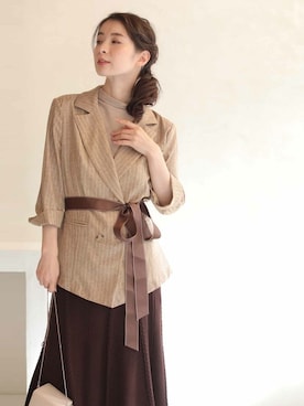 「cawaii（カワイイ）のアイテム」を使った、こじまゆCAWAIIスタッフさん（レディース・155cm）の秋コーディネート