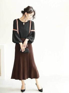 「Cawaii」｜CAWAIIスタッフさん（レディース・155cm）の秋コーディネート