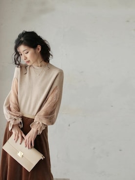 「Cawaii」｜CAWAIIスタッフさん（レディース・155cm）の秋コーディネート