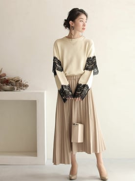 「Cawaii」｜CAWAIIスタッフさん（レディース・155cm）の秋コーディネート