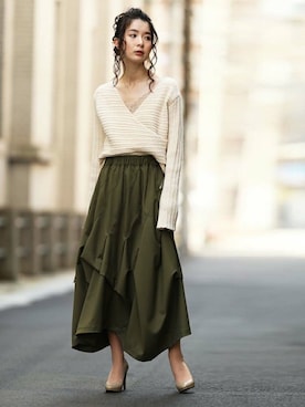 「Cawaii」｜CAWAIIスタッフさん（レディース・155cm）の秋コーディネート