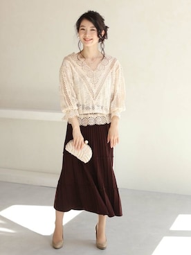 「Cawaii」｜CAWAIIスタッフさん（レディース・155cm）の秋コーディネート