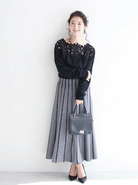 「Cawaii」｜CAWAIIスタッフさん（レディース・155cm）の秋コーディネート