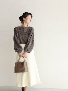 「Cawaii」｜CAWAIIスタッフさん（レディース・155cm）の秋コーディネート