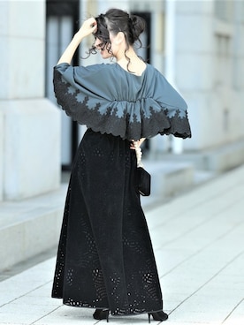 「FRENCH PAVE」｜CAWAIIスタッフさん（レディース・155cm）の秋コーディネート