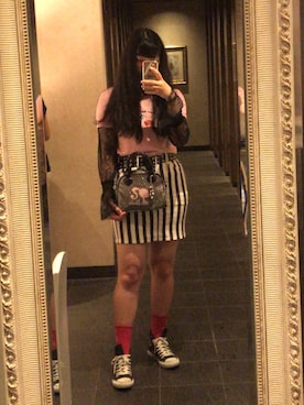 「Barbie（バービー）のアイテム（バッグ）」を使った、𝓢さん（レディース・168cm）の春コーディネート