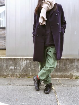 「Banner Barrett（バナーバレット）のアイテム（ジャケット/アウター）」を使った、GEPPさん（レディース・164cm）の冬コーディネート