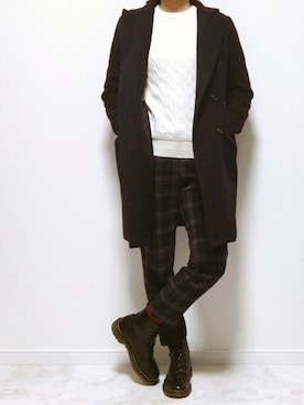 「Banner Barrett（バナーバレット）のアイテム（ジャケット/アウター）」を使った、GEPPさん（レディース・164cm）の冬コーディネート