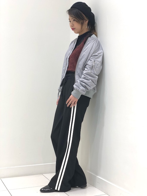 Gapストア ピエリ守山店aichanさんのma 1を使ったコーディネート Zozotown