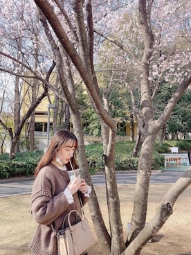「archives（アルシーヴ）のアイテム」を使った、yukaさん（レディース・154cm）の春コーディネート