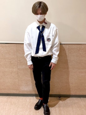 「インスタグラム」｜「アイテム（その他）」を使った、ともさん（メンズ・170cm）の春コーディネート