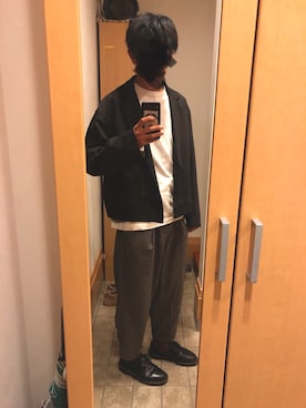 「にっしー」｜ずおさん（メンズ・180cm）の秋コーディネート