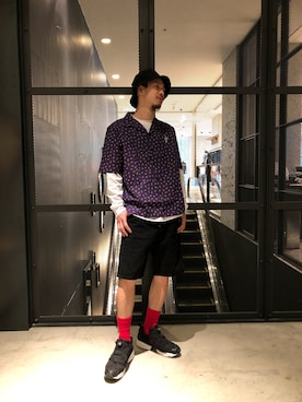 「ショーパン」｜takutoさん（メンズ・169cm）の春コーディネート