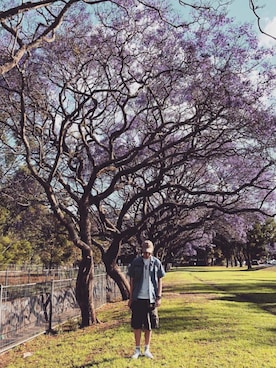 「WTAPS（ダブルタップス）のアイテム（ベスト）」を使った、Hoods Nishiyamaさん（メンズ・180cm）の夏コーディネート