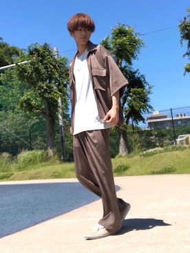 ネックレスを使った 大学生 のメンズ人気ファッションコーディネート Wear