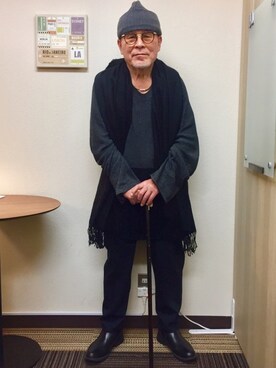 よしやす（85歳）さんの（Yohji Yamamoto | ヨウジヤマモト）を使ったコーディネート