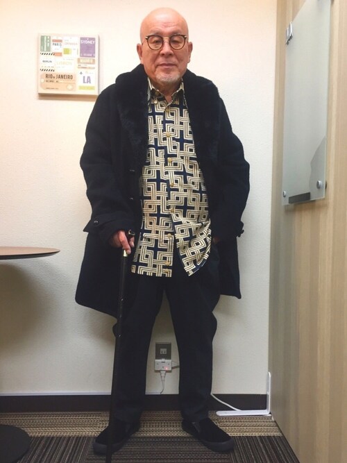 よしやす（85歳）使用（GU）的時尚穿搭