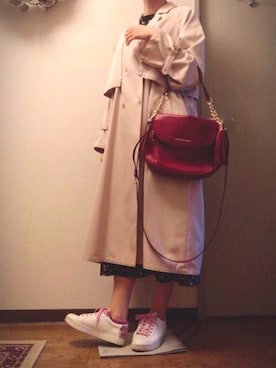 「circus（サーカス）のアイテム」を使った、Ruthさん（レディース・163cm）の春コーディネート