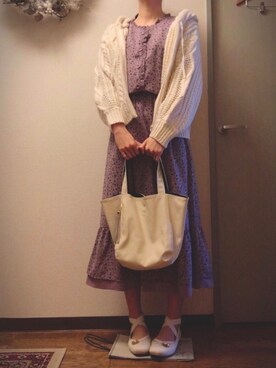 「passage mignon/flaneur（パサージュミニョンフラヌール）のアイテム」を使った、Ruthさん（レディース・163cm）の春コーディネート