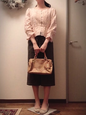 「amelier MAJESTIC LEGON（アメリエルマジェスティックレゴン）のアイテム」を使った、Ruthさん（レディース・163cm）の春コーディネート