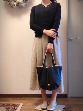 「passage mignon/flaneur（パサージュミニョンフラヌール）のアイテム」を使った、Ruthさん（レディース・163cm）の春コーディネート