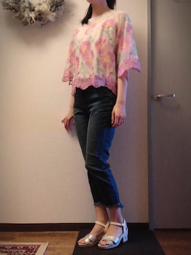 Ruthさん（レディース・163cm）の夏コーディネート