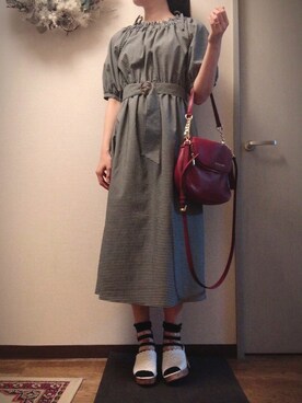 Ruthさん（レディース・163cm）の夏コーディネート