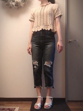 Ruthさん（レディース・163cm）の夏コーディネート