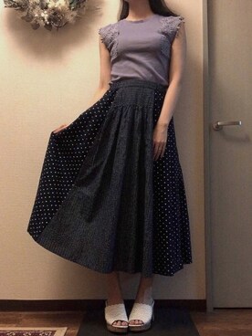 Ruthさん（レディース・163cm）の夏コーディネート