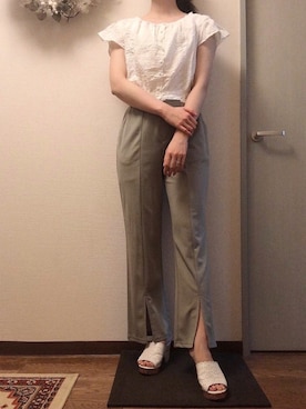 Ruthさん（レディース・163cm）の夏コーディネート