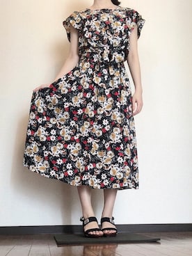 「amelier MAJESTIC LEGON（アメリエルマジェスティックレゴン）のアイテム」を使った、Ruthさん（レディース・163cm）の夏コーディネート
