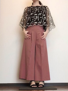 「Jayro（ジャイロ）のアイテム（トップス）」を使った、Ruthさん（レディース・163cm）の秋コーディネート