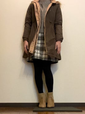 「amelier MAJESTIC LEGON（アメリエルマジェスティックレゴン）のアイテム」を使った、Ruthさん（レディース・163cm）の冬コーディネート