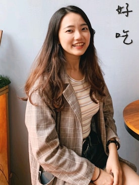 「西裝外套」｜「アイテム（腕時計）」を使った、Zoe  Keさん（レディース・156cm）の春コーディネート