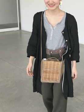 「アイテム（ピアス（両耳用））」を使った、gassyさん（レディース・165cm・20代）の春コーディネート
