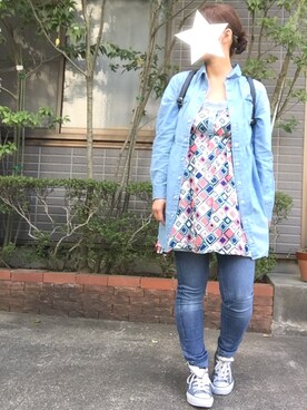 ワンピースを使った 幾何学柄 のレディース人気ファッションコーディネート Wear