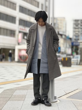 「アイテム（その他アウター）」を使った、UR_SkmK.さん（メンズ・167cm・20代）の秋コーディネート