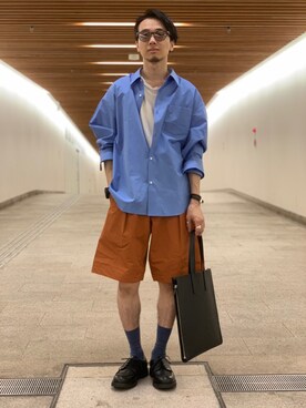 「KLEMAN（クレマン）のアイテム（ブーツ）」を使った、UR_SkmK.さん（メンズ・167cm）の春コーディネート