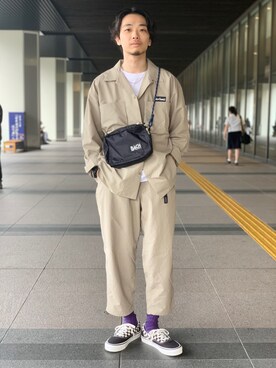 「bach（バッハ）のアイテム」を使った、UR_SkmK.さん（メンズ・167cm）の夏コーディネート