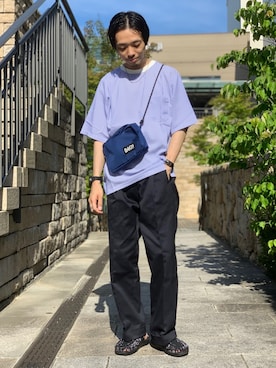 「bach（バッハ）のアイテム」を使った、UR_SkmK.さん（メンズ・167cm）の夏コーディネート