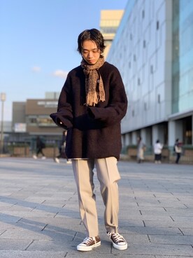 UR_SkmK.さん（メンズ・167cm）の冬コーディネート