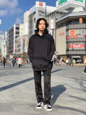 「AUGUSTE PRESENTATION（オーギュストプレゼンテーション）のアイテム」を使った、UR_SkmK.さん（メンズ・167cm）の冬コーディネート